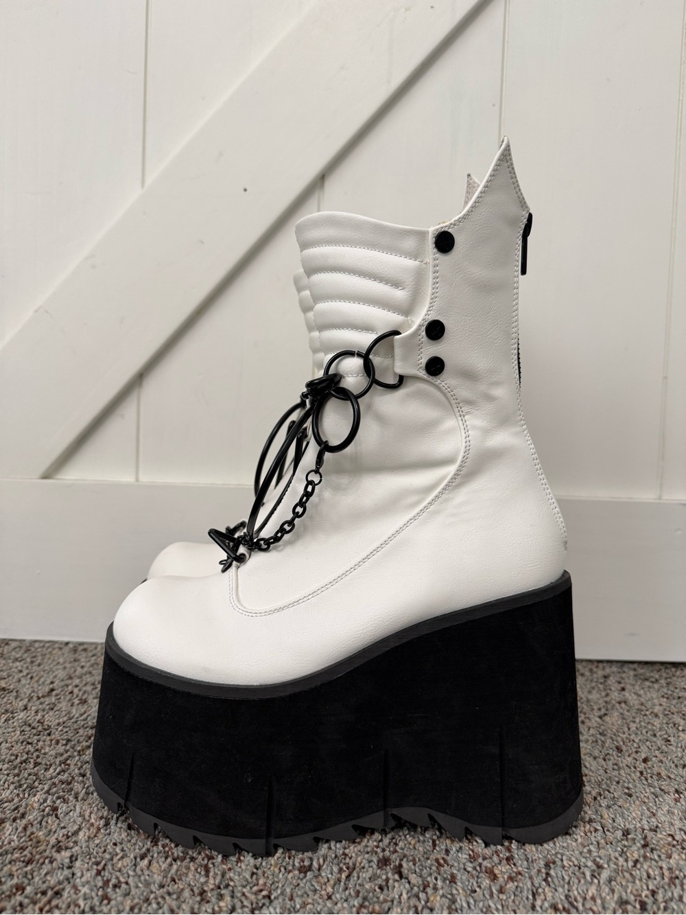 *FLAWED* Demonia Kera-130 Platform Calf High Boots